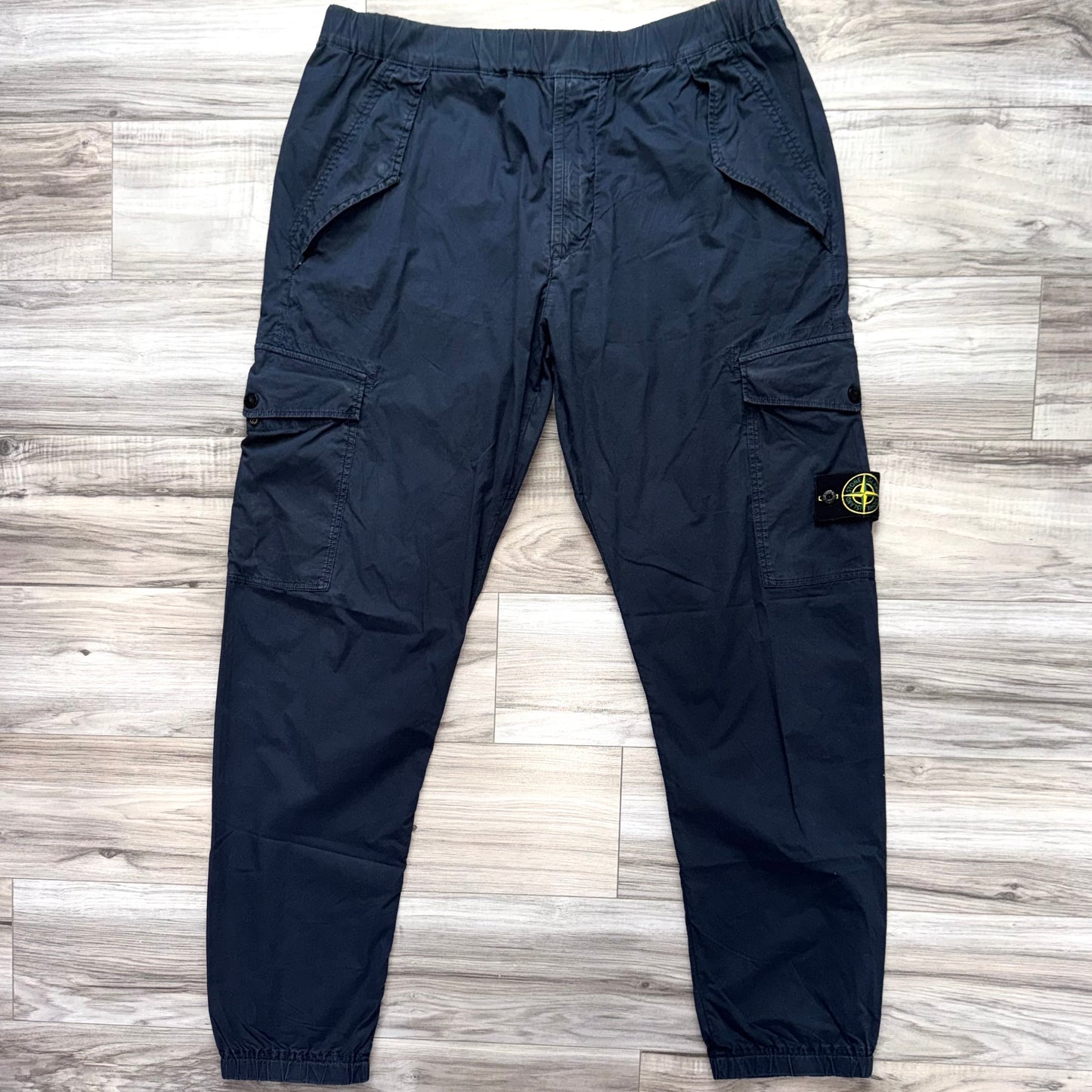 Stone Island Badge Cargo Trousers - 38W 32L