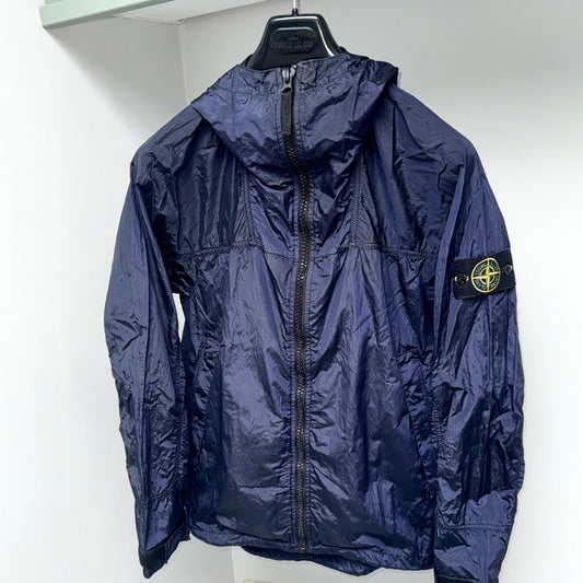 Stone Island Nylon Metal Watro Full Zip Badge Jacket - Medium ptp21.5”