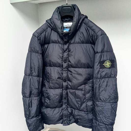 Stone Island Garment Dyed Crinkle Reps NY Down Badge Jacket - XL ptp24”