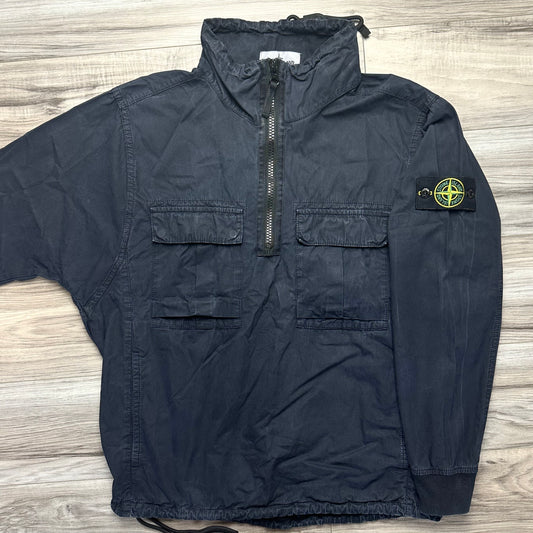 Stone Island Half Zip Badge Smock