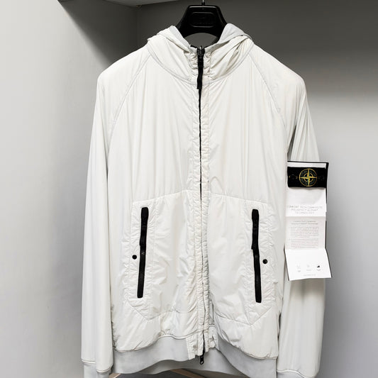 Stone Island Grey Reversible Comfort Tech Composite Polartec Alpha Technology Full Zip Jacket - XXL