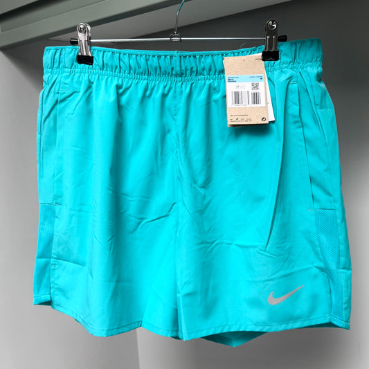 Nike Aqua Blue Challenger Dri-FIT 5 Inch Shorts - Small 30W & Medium 32W
