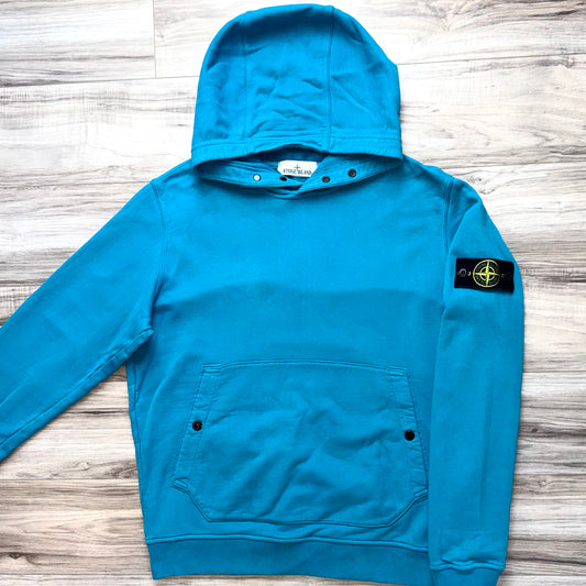 Stone Island Pullover Badge Hoodie - Large ptp22.5”