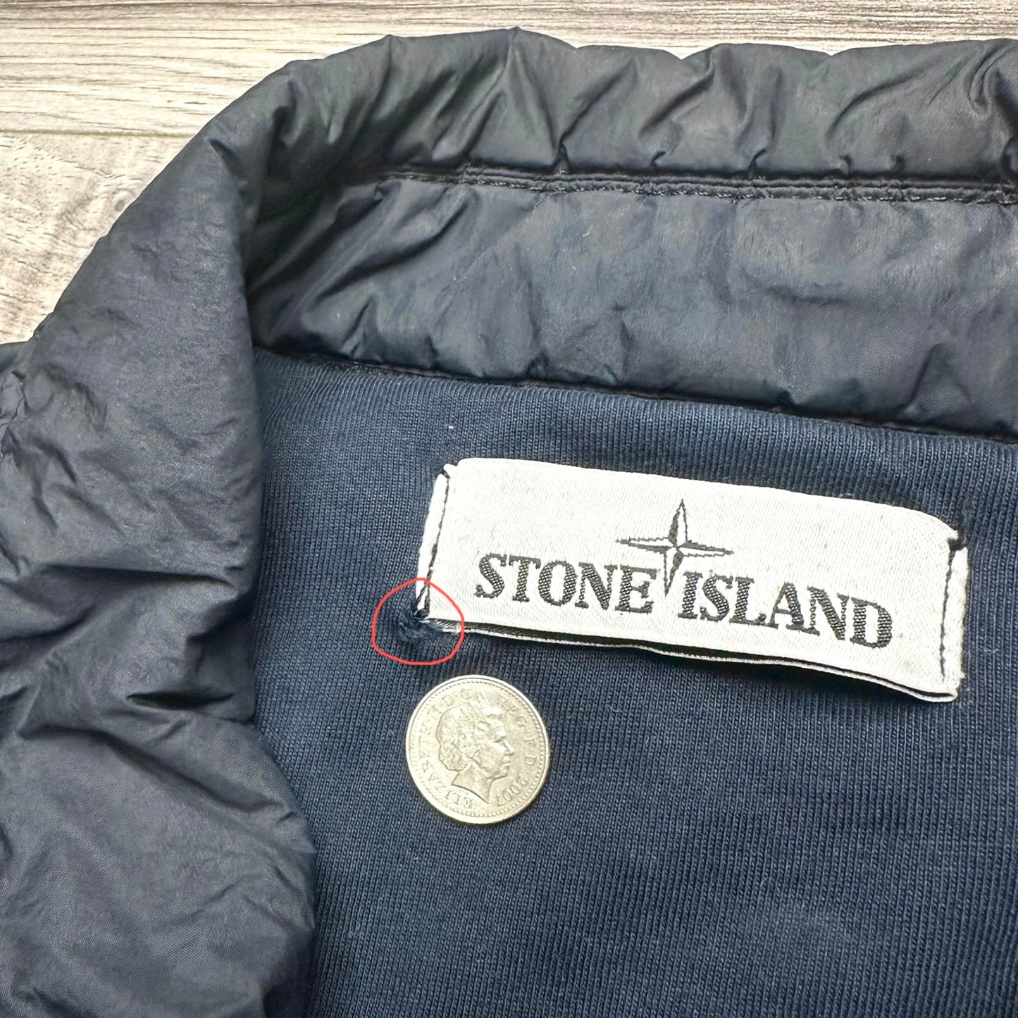 Stone Island Garment Dyed Crinkle Reps NY Badge Jacket