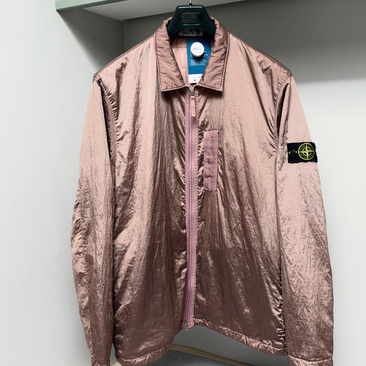 Stone Island Pink Nylon Metal In Econyl Regenerated Nylon With Primaloft-TC Full Zip Jacket - 3XL