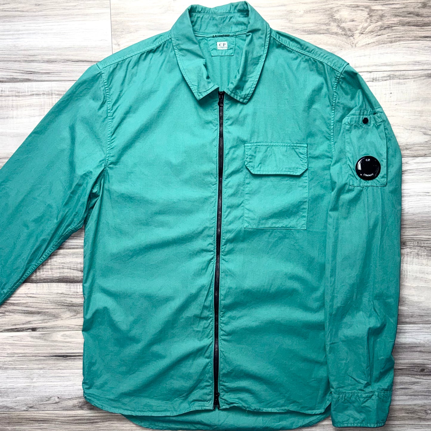 CP Company Full Zip Lens Overshirt - Large ptp21.5”