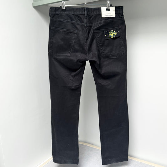 Stone Island Black Denim Jeans - 32W 30L Regular Fit