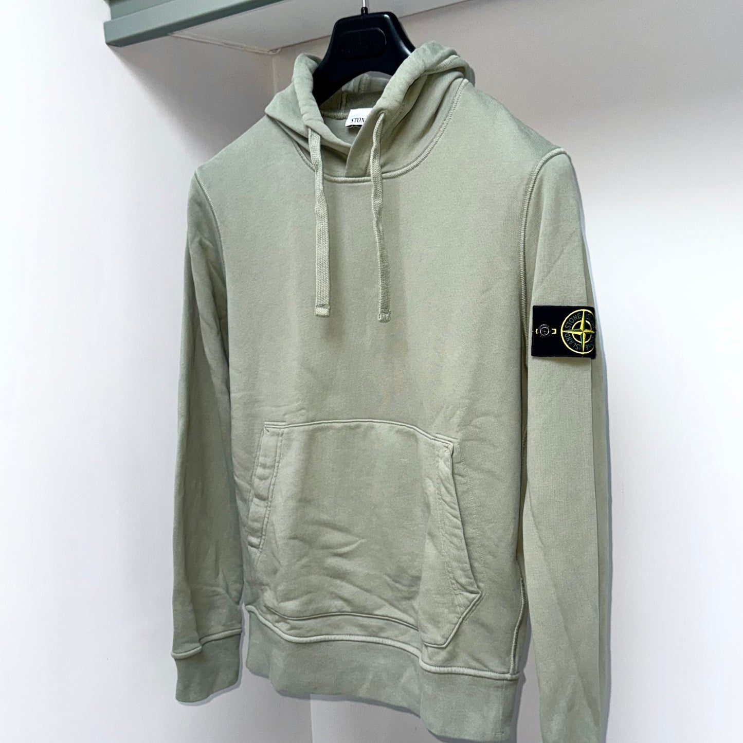 Stone Island Pullover Badge Hoodie - Small ptp20”
