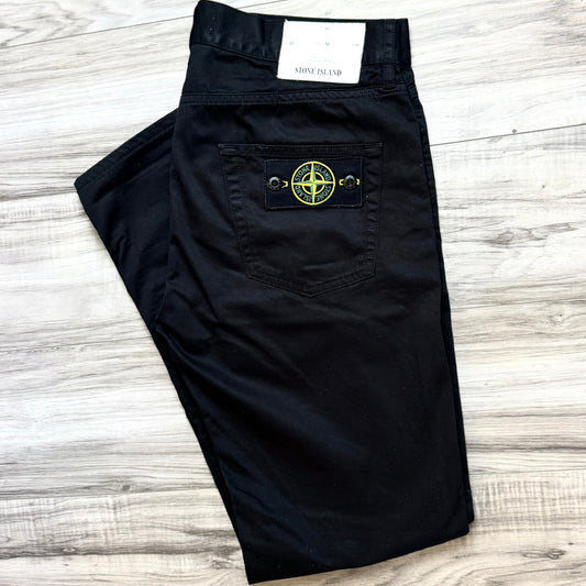 Stone Island Black Chinos - 30W 29L