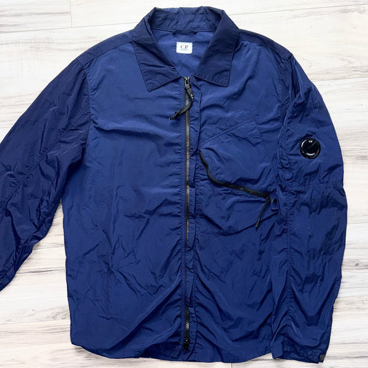 CP Company Chrome Nylon Lens Full Zip Overshirt - Large ptp22”