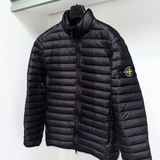 Stone Island Loom Woven Chambers R-Nylon Down-TC Badge Jacket - Small ptp20.5”