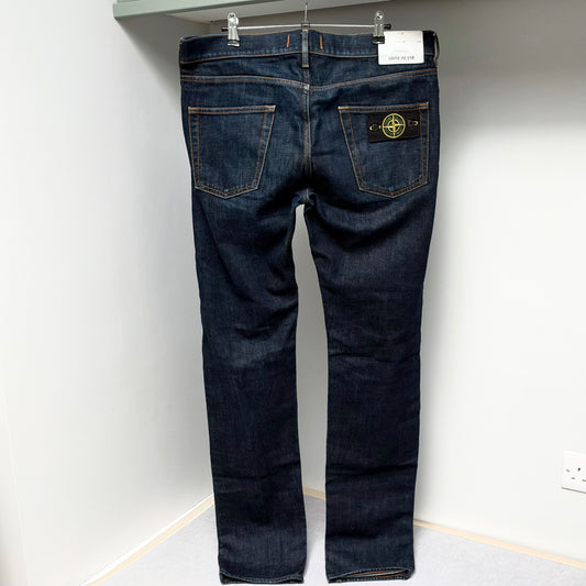 Stone Island Blue Denim Jeans - 34W 34L Slim Fit