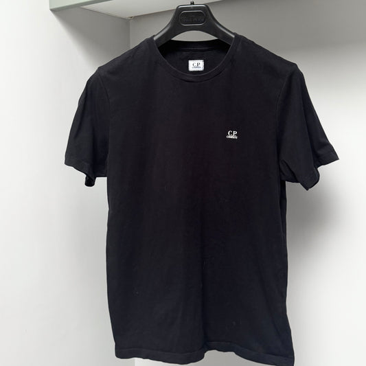 CP Company Black Logo T shirt - Medium