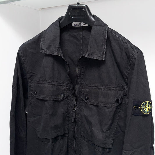 Stone Island Full Zip Badge Overshirt - XL ptp23”