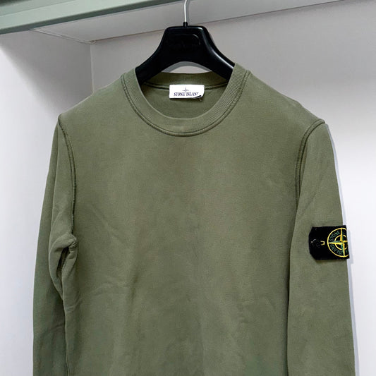 Stone Island Pullover Badge Sweatshirt - Medium