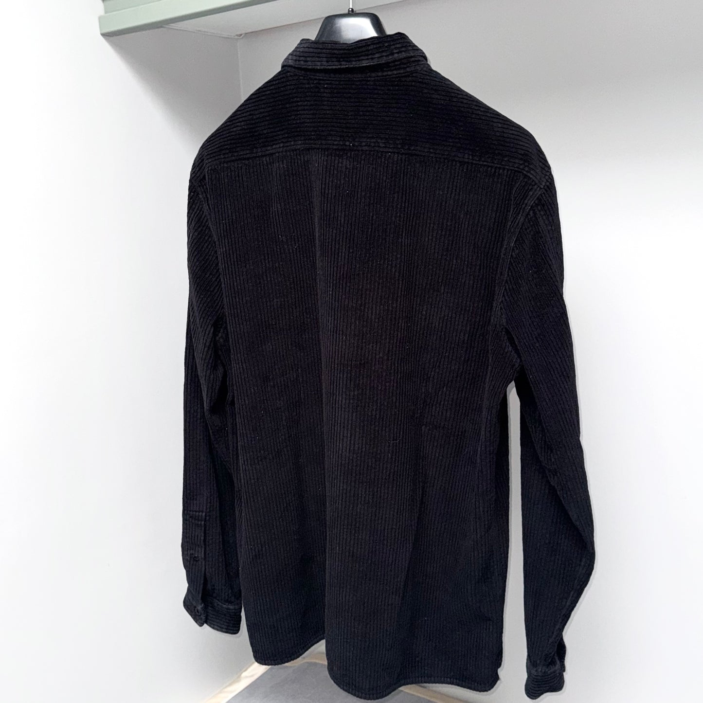 Stone Island Corduroy Embroidered Compass Button Up Overshirt - XXL ptp25”