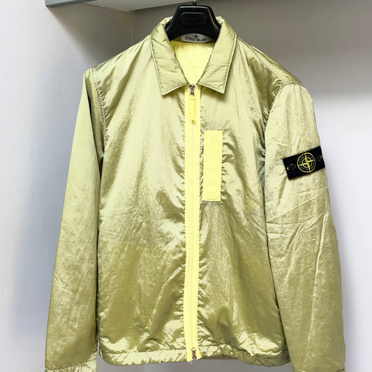 Stone Island Yellow Nylon Metal In Econyl Regenerated Nylon With Primaloft-TC Full Zip Jacket - Medium