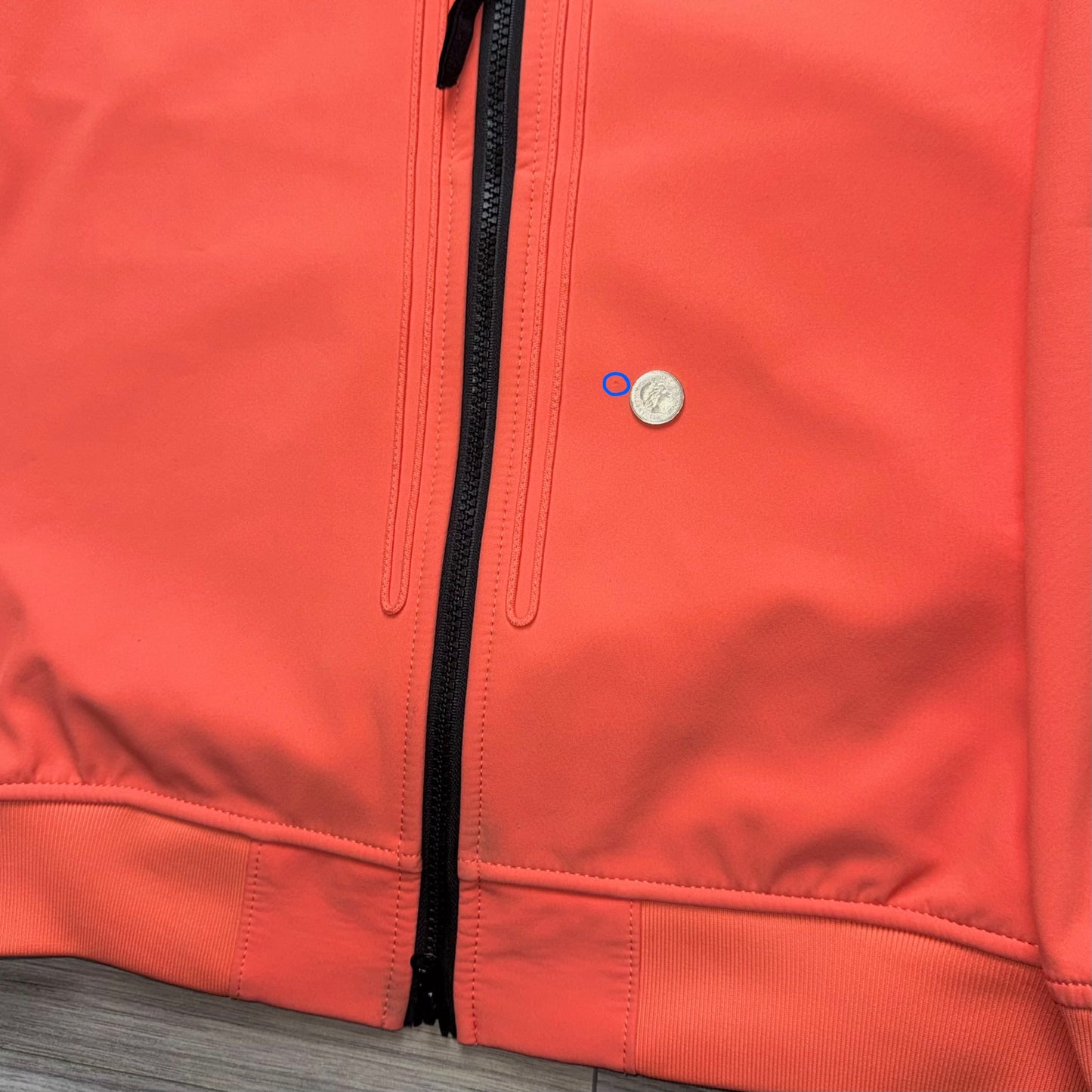 Stone Island Light Soft Shell-R e.dye Technology Full Zip Badge Jacket - Small ptp20.5”