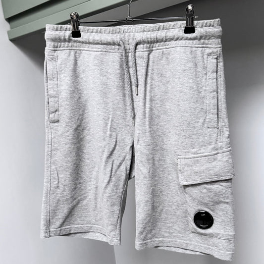 Stone Island Grey Light Fleece Lens Shorts - Small 30W