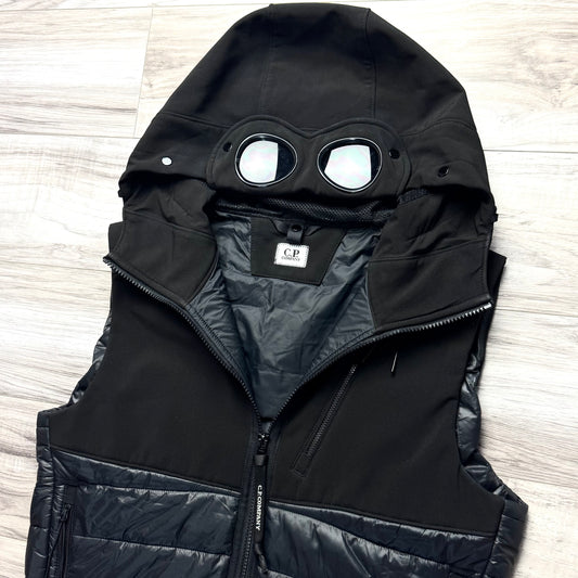 CP Company Mixed Shell Full Zip Goggle Gilet - Small ptp20”