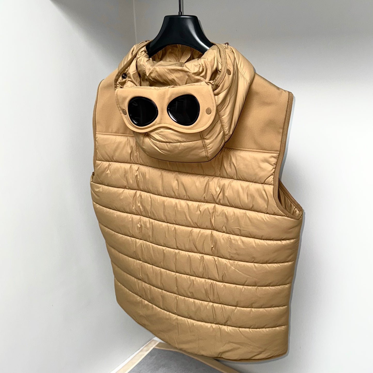 CP Company Mixed Shell Full Zip Goggle Gilet - Large