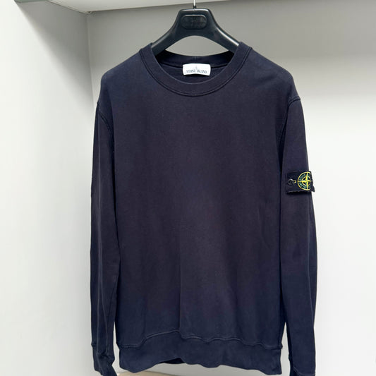 Stone Island Navy Blue Pullover Sweatshirt - XL ptp23.5”