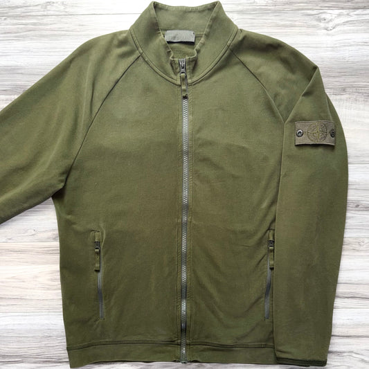 Stone Island Ghost Full Zip Badge Sweatshirt - XXL ptp23.5”