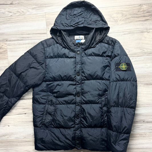 Stone Island Garment Dyed Crinkle Reps NY Down Badge Jacket - XL ptp24”