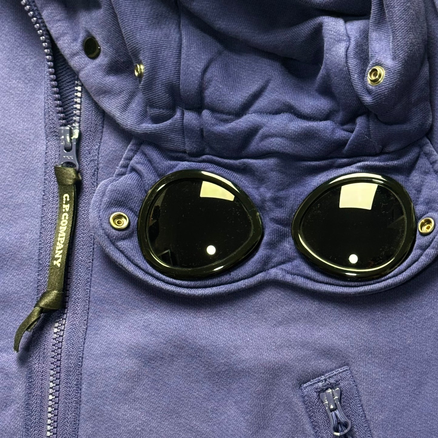 CP Company Full Zip Goggle Hoodie - Large ptp21.5”