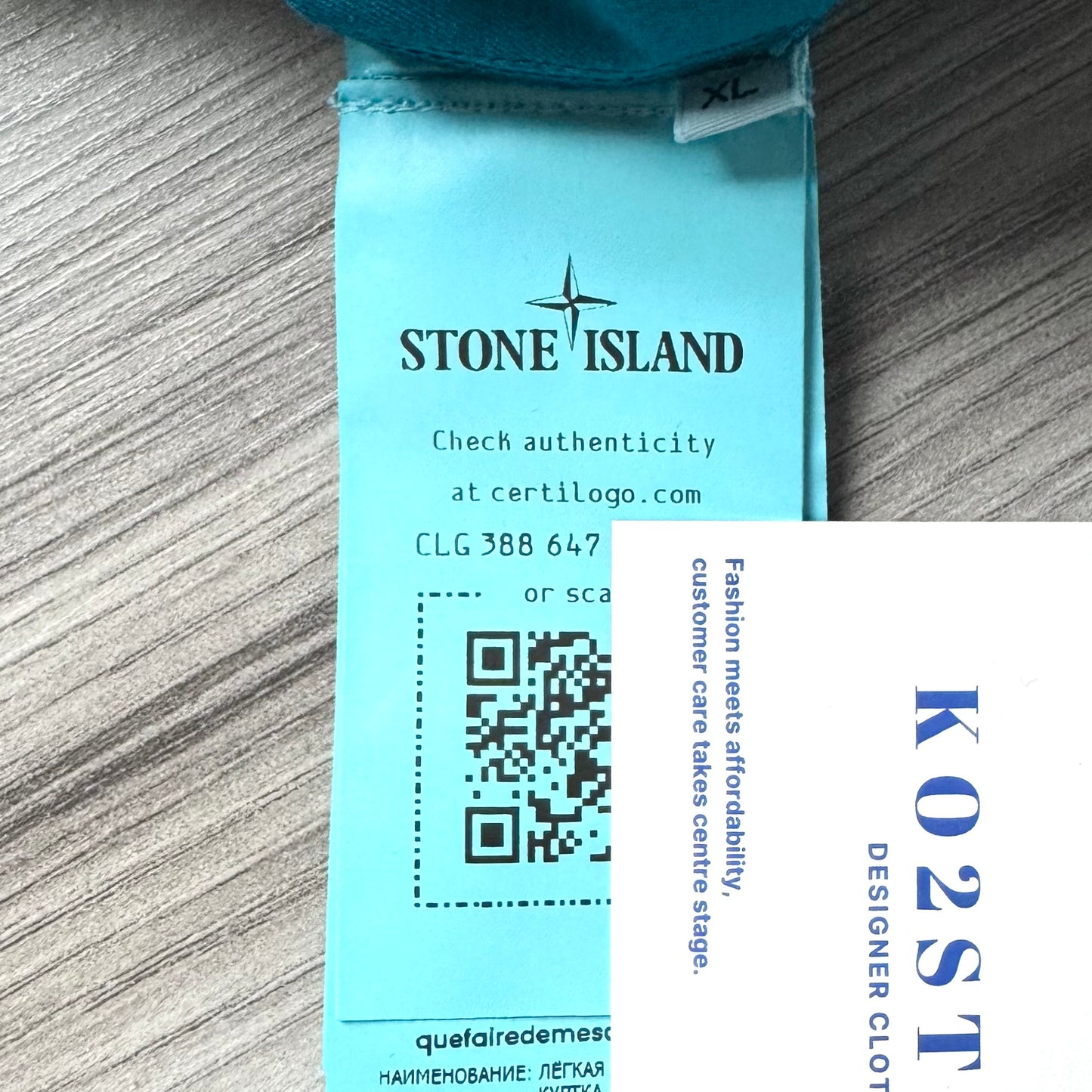 Stone Island Full Zip Badge Overshirt - XL ptp23.5”