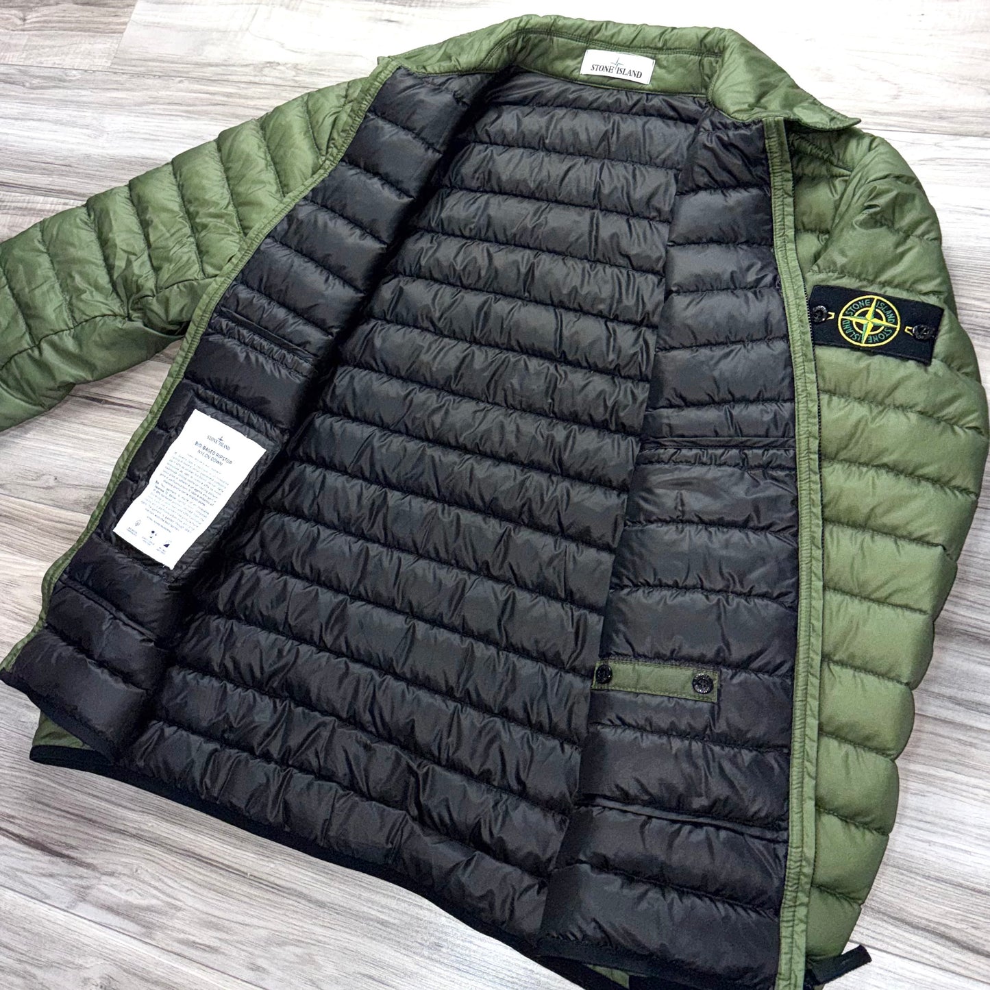 Stone Island Bio-Based Ripstop Nylon Down Badge Jacket - XL ptp23”
