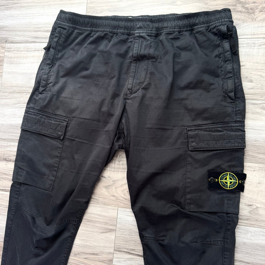 Stone Island Badge Cargo Trousers - 38W 30L