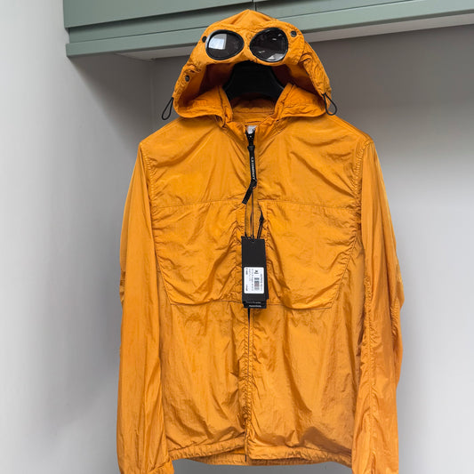 CP Company Desert Sun Orange Chrome-R Full Zip Goggle Jacket - Large ptp22”