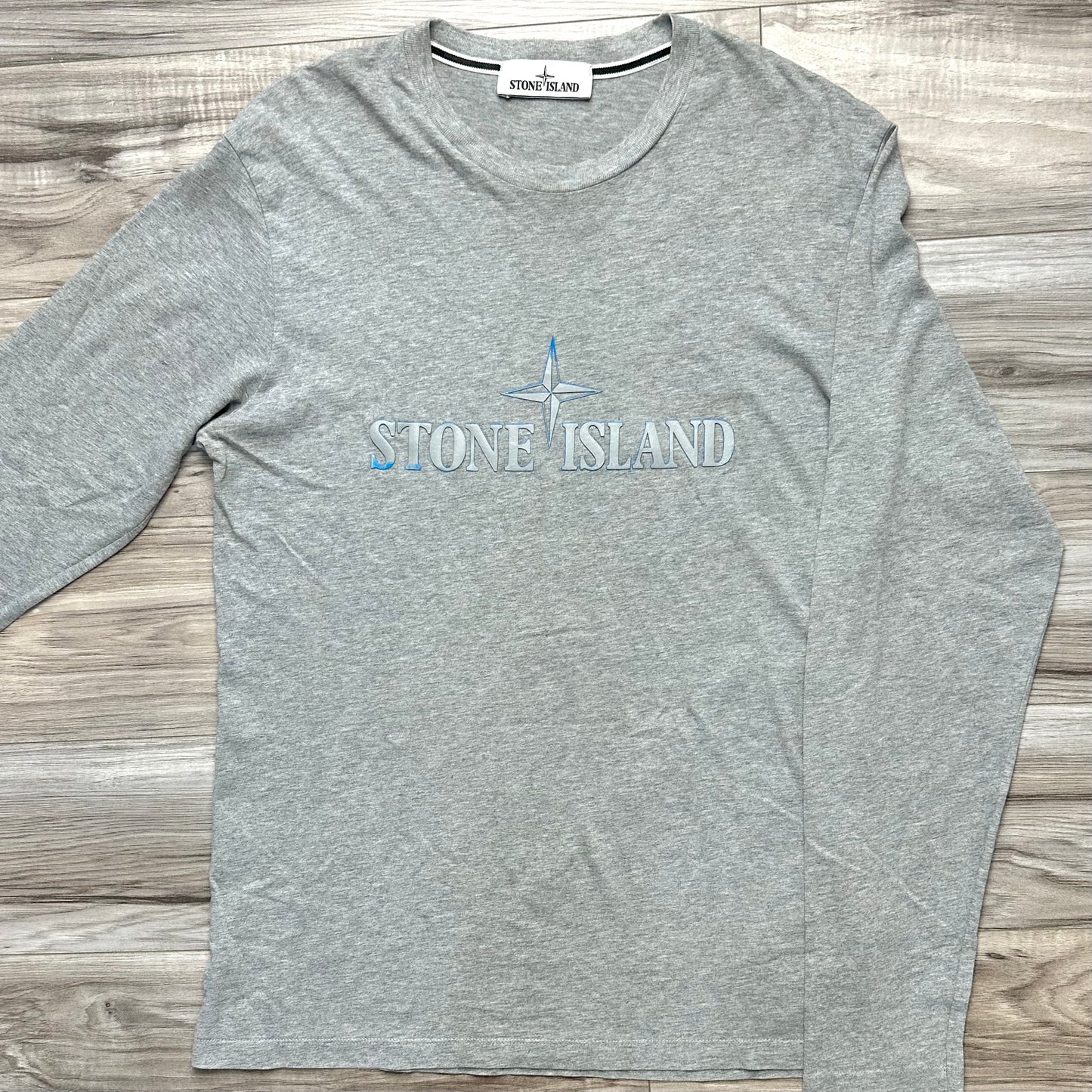 Stone Island Long Sleeve Logo T shirt