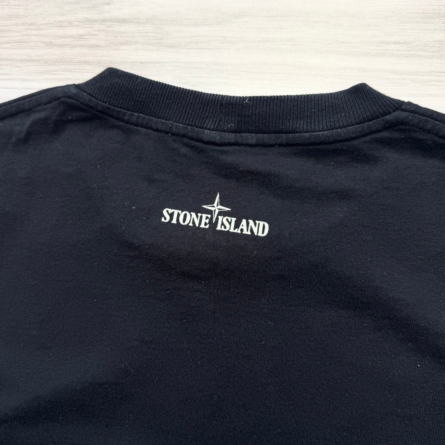 Stone Island Text Print T shirt - Small