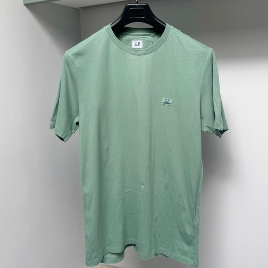 CP Company Green Logo T shirt - Medium ptp20.5”