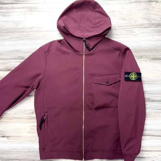 Stone Island Soft Shell-R Full Zip Badge Jacket - XL ptp23.5”
