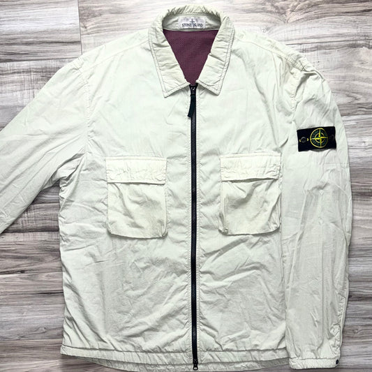Stone Island Padded Naslan Full Zip Badge Overshirt - XXL ptp24.5”