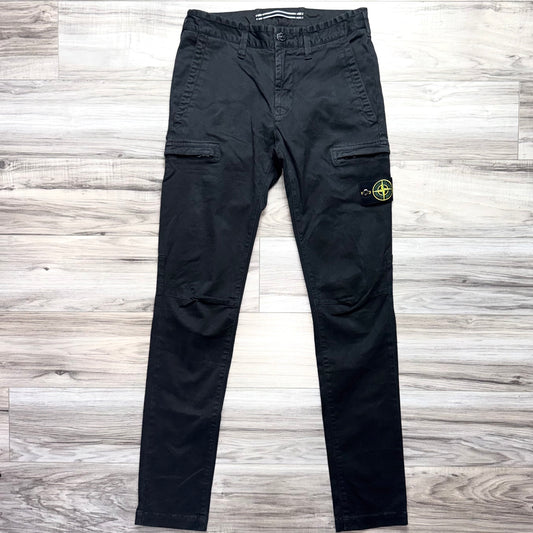 Stone Island Badge Cargo Trousers - 28W 32L