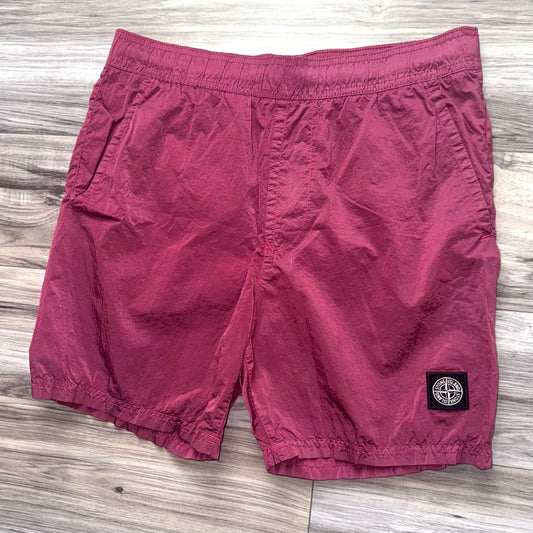 Stone Island Nylon Metal Patch Shorts - Small 30W