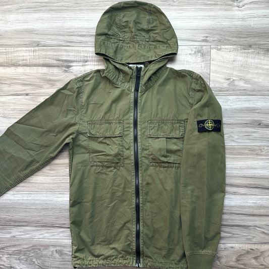 Stone Island Hooded Badge Overshirt