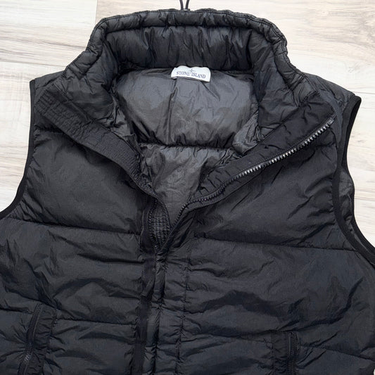 Stone Island Garment Dyed Crinkle Reps NY Down Badge Gilet - 3XL ptp26.5”
