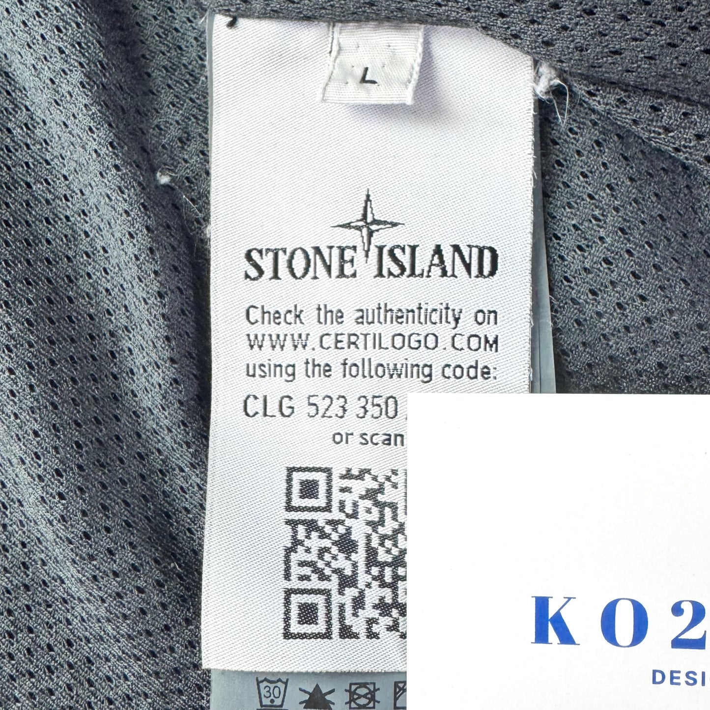 Stone Island Naslan Padded Full Zip Badge Overshirt - Large