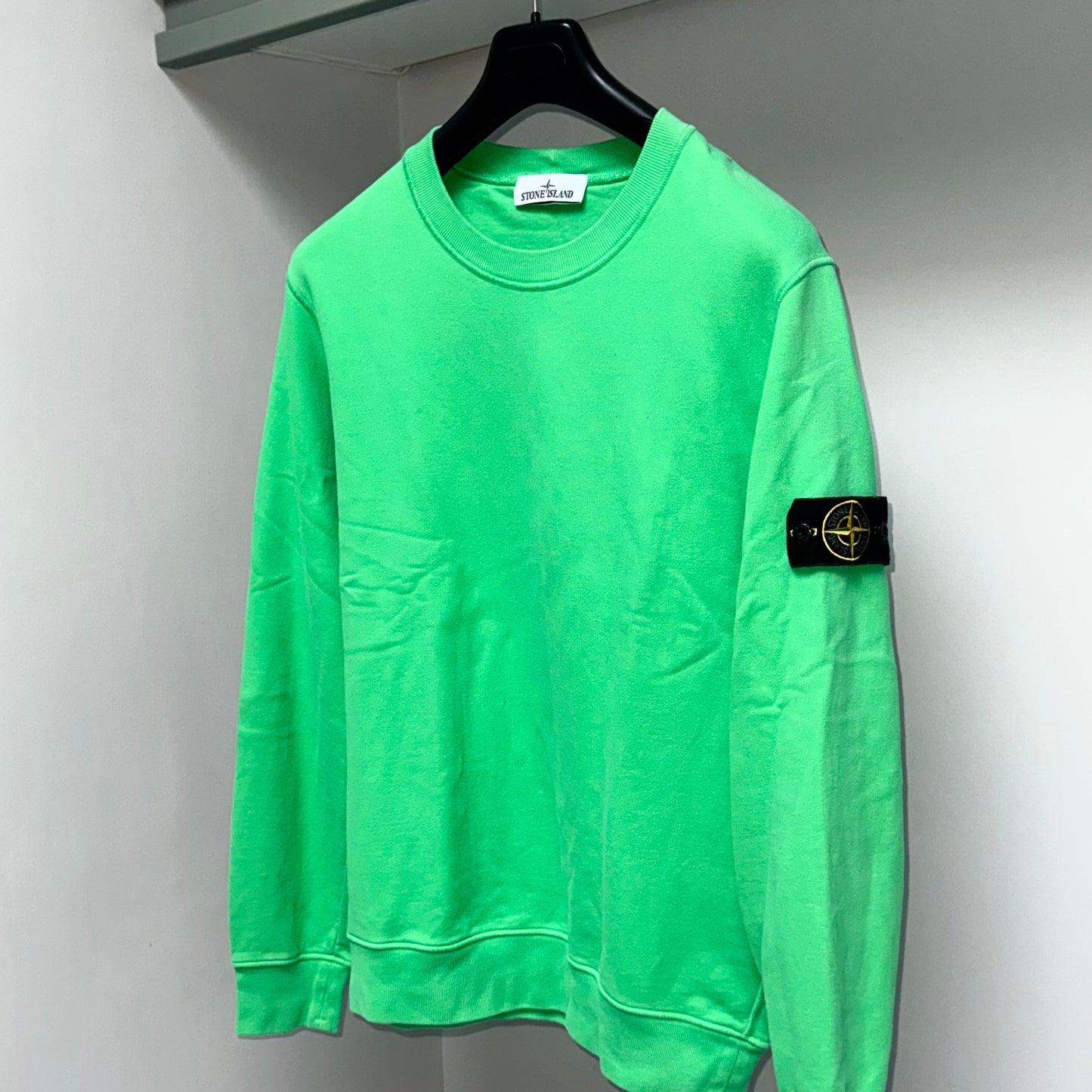 Stone Island Pullover Badge Sweatshirt - Large ptp22”