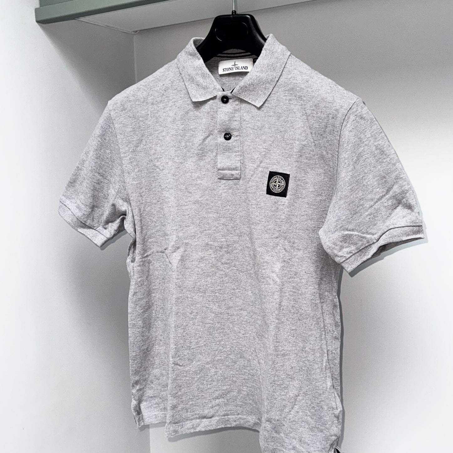 Stone Island Short Sleeve Patch Polo - Medium ptp19.5”