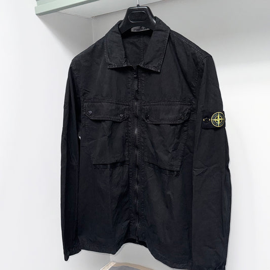 Stone Island Full Zip Badge Overshirt - XL ptp23”