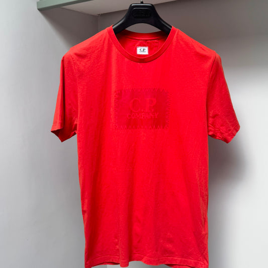 CP Company Red Logo T shirt - Medium