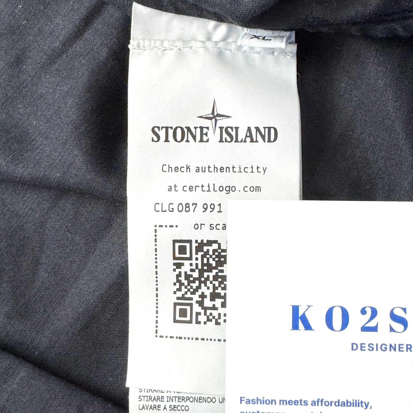 Stone Island Ghost Full Zip Badge Overshirt - XL