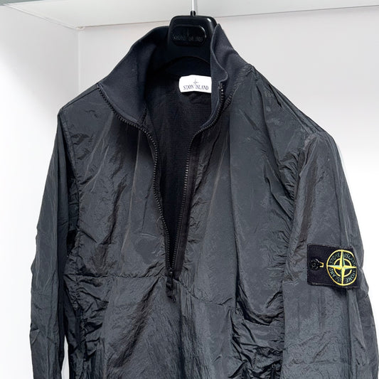 Stone Island Nylon Metal Half Zip Pullover Badge Smock - Medium Oversized ptp22.5”