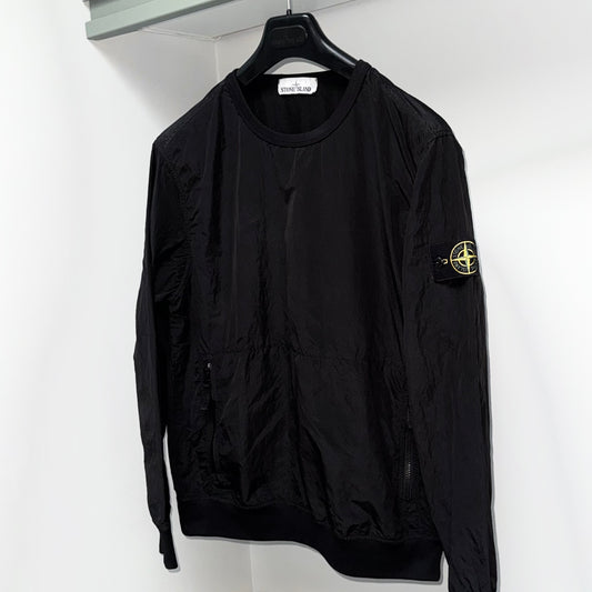 Stone Island Nylon Metal Pullover Badge Sweatshirt - Medium ptp23”